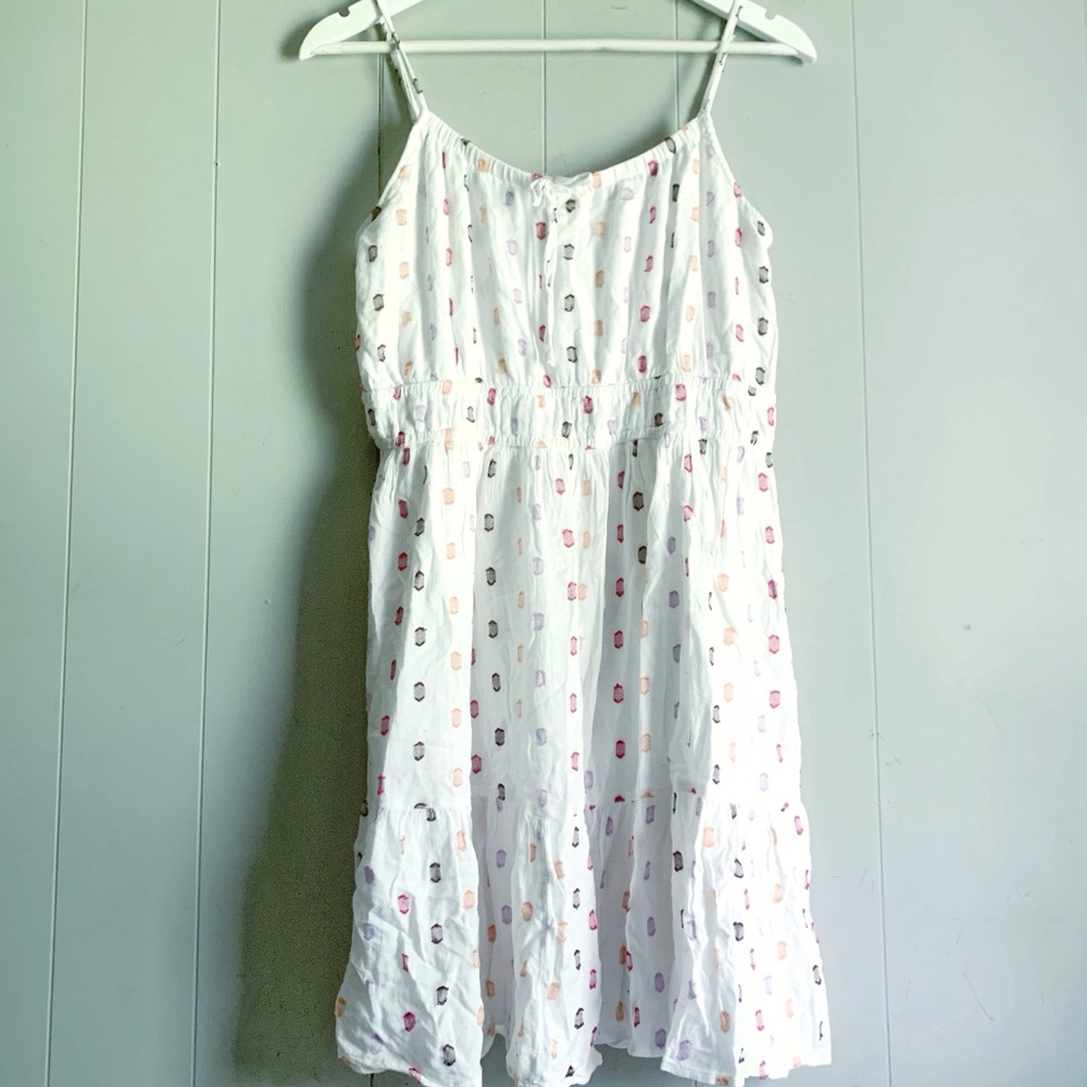 Loft Printed Empire Waist Mini Sun Dress MP